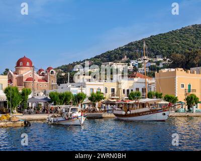 Hafen in Agia Marina, Insel Leros, Dodekanese, griechische Inseln, Griechenland, Europa Copyright: KarolxKozlowski 1245-3293 Stockfoto