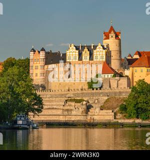 Schloss Bernburg, Bernburg, Saaletal Saaletal, Sachsen-Anhalt, Deutschland, Europa Copyright: Markusxlange 1160-5355 Stockfoto