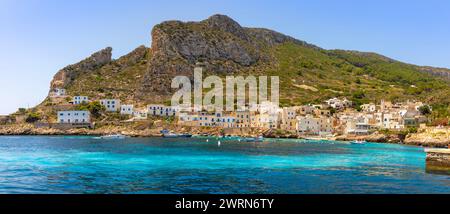 Levanzo, Cala Dogana, Ägadische Inseln, Provinz Trapani, Sizilien, Italien, Mittelmeer, Europa Copyright: JohnxGuidi 1237-655 Stockfoto