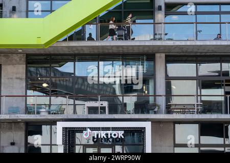 Los Angeles, Kalifornien, USA. März 2024. Das Hauptquartier von TikTok Inc. In Culver City, Kalifornien, 13. März 2024. (Kreditbild: © Ringo Chiu/ZUMA Press Wire) NUR REDAKTIONELLE VERWENDUNG! Nicht für kommerzielle ZWECKE! Stockfoto