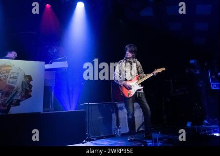 Glasgow, Schottland, 13.03.2024, John Squire tritt am 13. März 2024 im Barrowland Ballroom in Glasgow auf Stockfoto