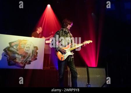 Glasgow, Schottland, 13.03.2024, John Squire tritt am 13. März 2024 im Barrowland Ballroom in Glasgow auf Stockfoto