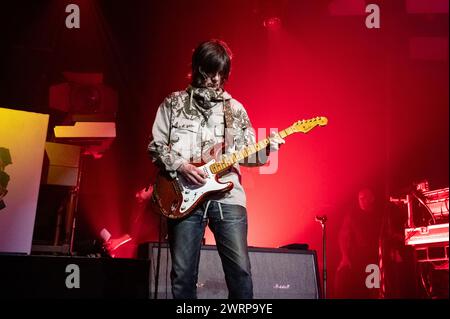 Glasgow, Schottland, 13.03.2024, John Squire tritt am 13. März 2024 im Barrowland Ballroom in Glasgow auf Stockfoto