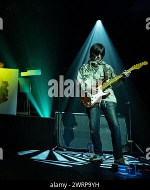 Glasgow, Schottland, 13.03.2024, John Squire tritt am 13. März 2024 im Barrowland Ballroom in Glasgow auf Stockfoto