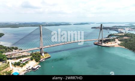 Barelang Bridge batam indonesia Stockfoto