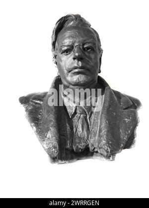 Büste von John Logie Baird (1888–1946), Erfinder des Fernsehens im Jahr 1925, National Museum of Scotland, Edinburgh. Stockfoto