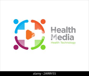Umwelt Gesundheit medizinischer Dienst und Menschen Gesundheit Logo Designs Stock Vektor