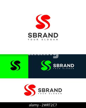 S Letter Logo-Symbol-Vorlage Stock Vektor