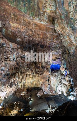 Portugal, Region Centro, im Inneren des Grutas de Mira de Aire (Höhlenkomplex) Stockfoto