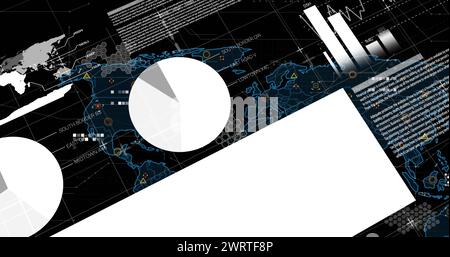 Bild der Statistik und Datenverarbeitung über den Menschen mit Hilfe von telefonischen mathematischen Gleichungen Stockfoto