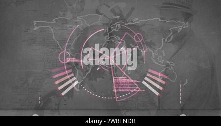 15 bis 0 Countdown vor grauem Hintergrund 4k Stockfoto