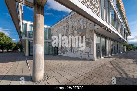 Cafe Moskau, Karl-Marx-Allee, Ost-Berlin, Deutschland Stockfoto