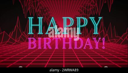 Abbildung des Textes auf Ebene oben mit drehbarer Platine mit sicherer Verriegelung und blauem Raster auf Schwarz Stockfoto