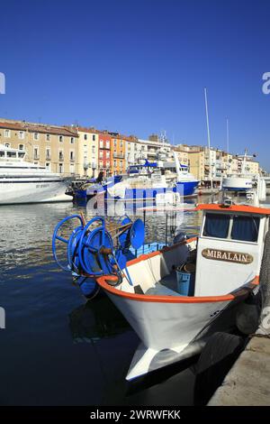 Der Fischerhafen von Sete. Occitanie, Frankreich Stockfoto