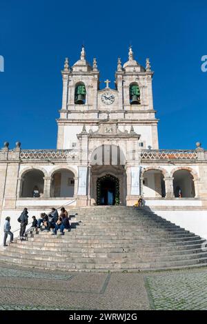 Portugal, Region Oeste, Nazaré, katholische Kirche Santuário de Nossa Senhora da Nazaré im Stadtgebiet Sítio Stockfoto