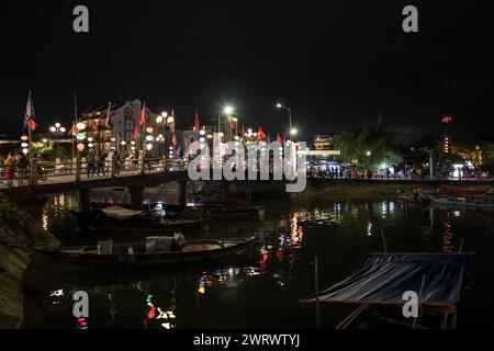 Hoi an bei Nacht, Provinz Quảng Nam, Vietnam, Asien Stockfoto