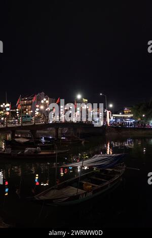 Hoi an bei Nacht, Provinz Quảng Nam, Vietnam, Asien Stockfoto