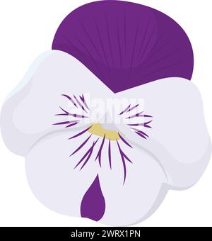 Farbige Blume Symbol Frühlingssaison Vektor Stock Vektor