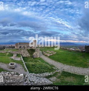 Rozafa, Kalaja e Rozafës, Schloss Shkoder in Albanien Stockfoto