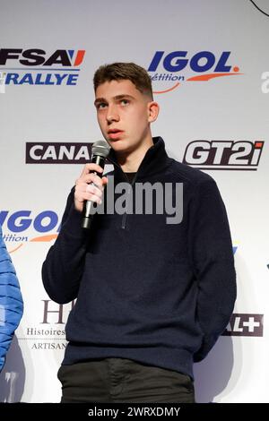 Während der Rallye du Touquet 2024, 1. Runde des Championnat de France des Rallyes 2024, vom 14. Bis 16. März in Le Touquet, Frankreich - Foto Grégory Lenormand/DPPI Credit: DPPI Media/Alamy Live News Stockfoto