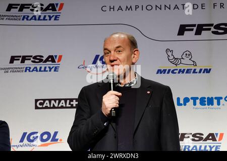 Während der Rallye du Touquet 2024, 1. Runde des Championnat de France des Rallyes 2024, vom 14. Bis 16. März in Le Touquet, Frankreich - Foto Grégory Lenormand/DPPI Credit: DPPI Media/Alamy Live News Stockfoto