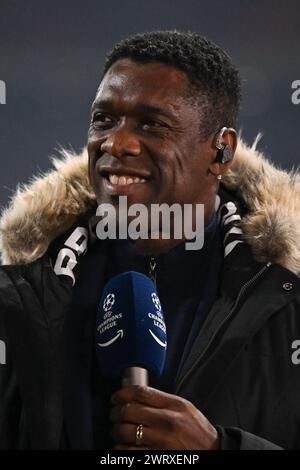 Madrid, Spanien. März 2024. Clarence Seedorf während des UEFA Champions League-Spiels zwischen Inter FC Internazionale und Club Atletico de Madrid am 13. März 2024 im Civitas Metropolitano Stadion in Madrid Credit: Tiziano Ballabio Credit: Independent Photo Agency/Alamy Live News Stockfoto