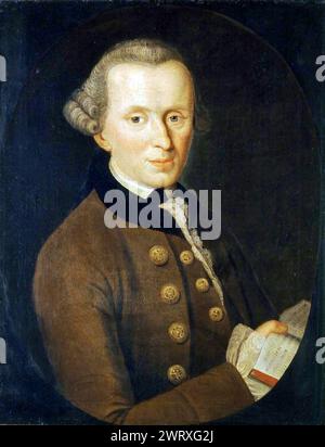 Immanuel Kant (1724–1804) deutscher Philosoph Stockfoto