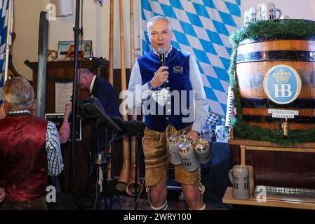 Brauereidirektor Dr. Michael Moeller, 20 Jahre Hofbraeuhaus Las Vegas, Veranstaltung, 12.03.2024 Las Vegas Nevada USA *** Brauereidirektor Dr. Michael Moeller, 20 Jahre Hofbraeuhaus Las Vegas, Veranstaltung, 12 03 2024 Las Vegas Nevada USA Copyright: Xkolbert-Press/ChristianxKolbertx Stockfoto