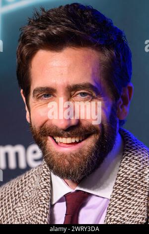 London, Großbritannien. 14. März 2024. Jake Gyllenhaal besuchte eine Vorführung für Road House im Curzon Mayfair, London. Das Foto sollte lauten: Matt Crossick/Alamy Live News Stockfoto