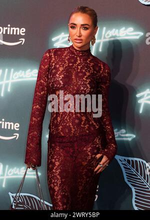 London, Großbritannien. März 2024. Georgia Harrison nimmt am Road House UK Special Screening auf der Curzon Mayfair in Mayfair, London, Teil. (Foto: Cat Morley/SOPA Images/SIPA USA) Credit: SIPA USA/Alamy Live News Stockfoto