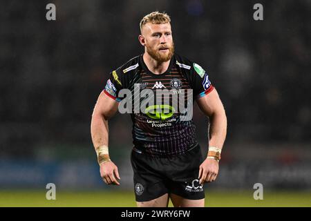 Luke Thompson von Wigan Warriors während des Spiels Salford Red Devils vs Wigan Warriors in der Betfred Super League Runde 5 im Salford Community Stadium, Eccles, Vereinigtes Königreich, 14. März 2024 (Foto: Craig Thomas/News Images) in, am 14. März 2024. (Foto: Craig Thomas/News Images/SIPA USA) Credit: SIPA USA/Alamy Live News Stockfoto