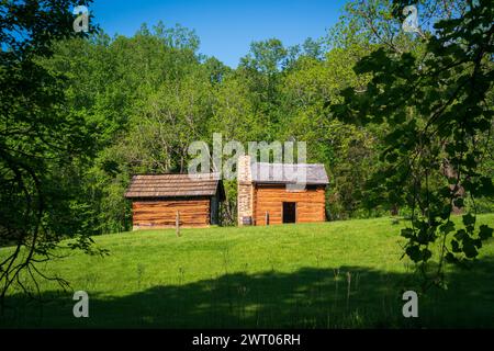 Booker T. Washington National Monument in Westlake Corner, Virginia, USA Stockfoto