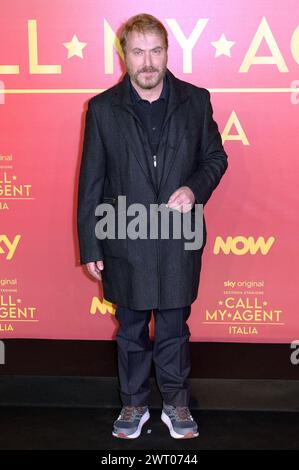 Corrado Guzzanti bei der Premiere der 2. Staffel der Sky-Serie Call My Agent - Italia / Call My Agent - Italy im Space Cinema Moderno. ROM, 14.03.2024 *** Corrado Guzzanti bei der Premiere der 2. Staffel der Sky-Serie Call My Agent Italia Call My Agent Italy im Space Cinema Moderno Rome, 14 03 2024 Foto:XA.XM.xTinghinox/xFuturexImagex Agent 4377 Stockfoto