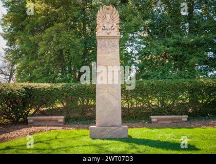 William Howard Taft's letzte Ruhestätte auf dem Arlington National Cemetery, United States National Cemetery System im Arlington County, Virginia, USA Stockfoto