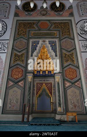 BURSA, TURKIYE - 01. JULI 2023: Yildirim Beyazit Moschee in Bursa City Stockfoto