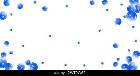 Magnesiumkapseln nach dem Zufallsprinzip verstreut. Schönheitsbehandlung und Ernährung Hautpflege. Medizinischer und wissenschaftlicher Hintergrund. Gesundes Lebenskonzept. Stock Vektor