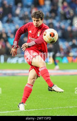 JOAO NEVES, professioneller Fußballspieler, spielt für den portugiesischen Fußballverein Benfica. Bild, das während eines Trainings und einer Vorbereitungssitzung aufgenommen wurde Stockfoto