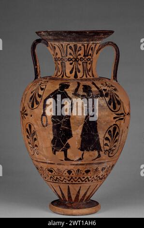 Hals-Amphora. Zugeordnet zur Gruppe München 892 (etruskisch) 500–475 v. Chr Stockfoto