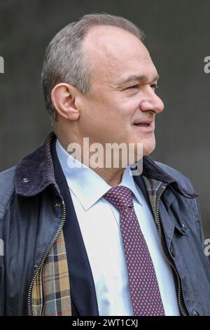 Ed Davey, Führer der Liberaldemokraten, britischer Libdem-Politiker, Portraitgesicht, Nahaufnahme, London, England, Großbritannien Stockfoto