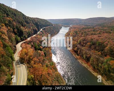 Das Hawks Nest in NewYork Stockfoto