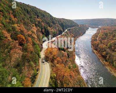 Das Hawks Nest in NewYork Stockfoto