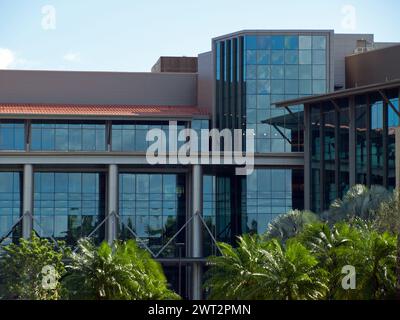 Miami, Florida, USA - 20. November 2023: Gebäude des Miami Cancer Institute in Kendall. Baptist Health Network. Stockfoto