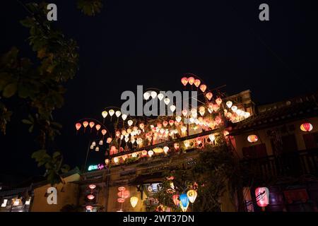 Hoi an bei Nacht, Provinz Quảng Nam, Vietnam, Asien Stockfoto