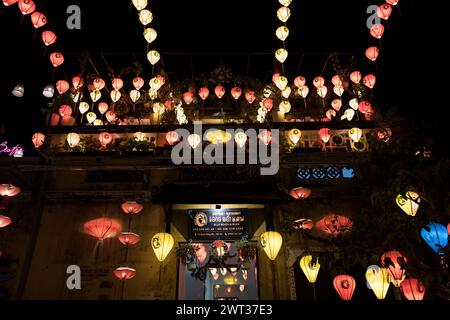 Hoi an bei Nacht, Provinz Quảng Nam, Vietnam, Asien Stockfoto