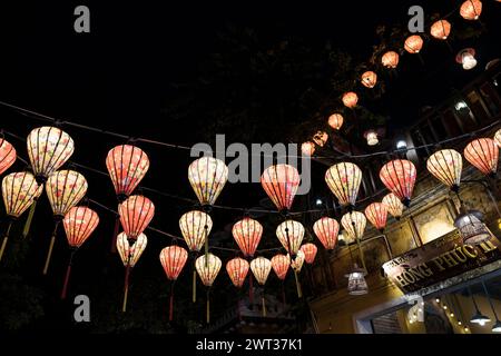 Hoi an bei Nacht, Provinz Quảng Nam, Vietnam, Asien Stockfoto