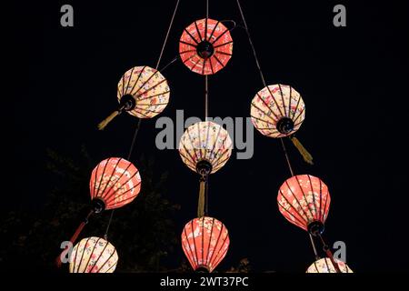 Hoi an bei Nacht, Provinz Quảng Nam, Vietnam, Asien Stockfoto