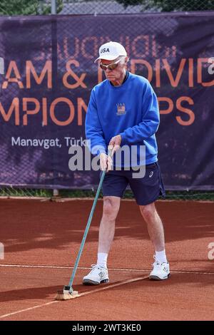 Manavgat, Antalya, Türkei. März 2024. Impressionen während der Team- und Einzelweltmeisterschaften 2024 65-85 (Credit Image: © Mathias Schulz/ZUMA Press Wire) NUR REDAKTIONELLE VERWENDUNG! Nicht für kommerzielle ZWECKE! Quelle: ZUMA Press, Inc./Alamy Live News Stockfoto