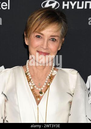 Beverly Hills, Kalifornien, USA. März 2024. Sharon Stone nimmt am 14. März 2024 an den 35. Jährlichen GLAAD Media Awards im Beverly Hilton Hotel in Beverly Hills, Kalifornien, Teil. Quelle: Jeffrey Mayer/Media Punch/Alamy Live News Stockfoto