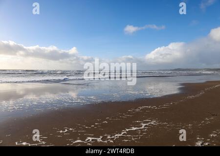 Whitsands Bay wunderschöner Strand Stockfoto