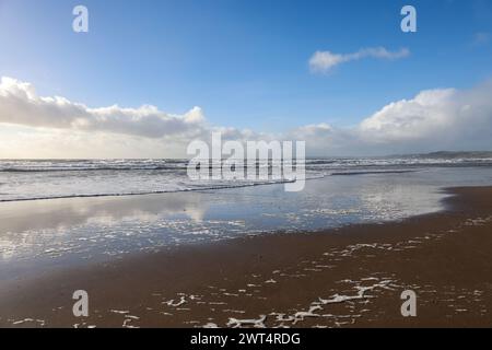 Whitsands Bay wunderschöner Strand Stockfoto